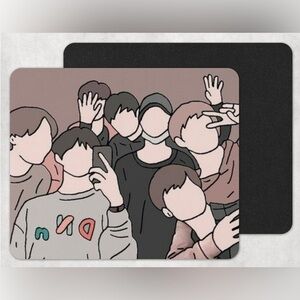 BTS Illustration Mouse Pad